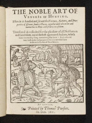 The noble art of venerie or hunting
