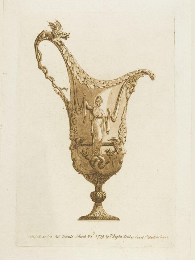 Vases after the Manner of the Antique by P. Begbie (March 23rd 1779) by Patrick Begbie