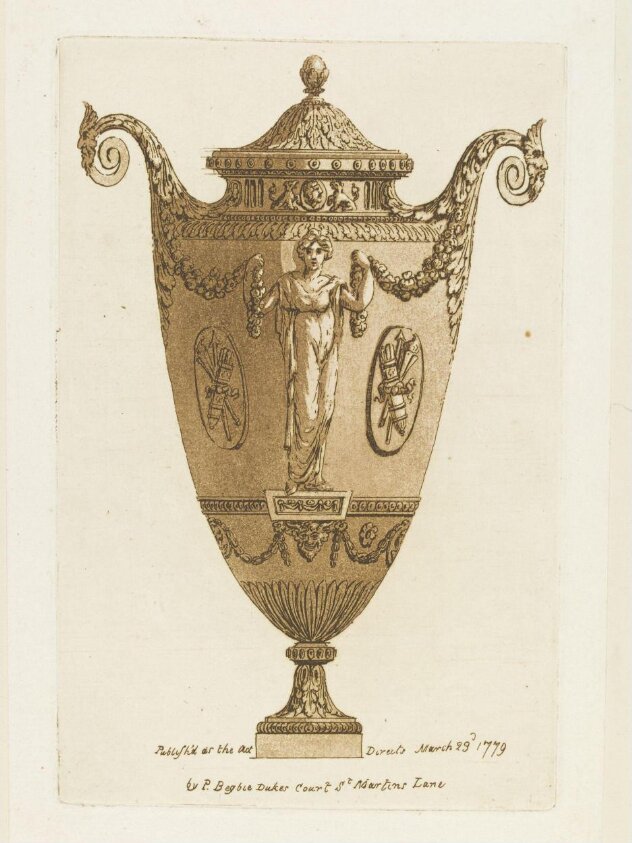 Vases after the Manner of the Antique by P. Begbie (March 23rd 1779) by Patrick Begbie