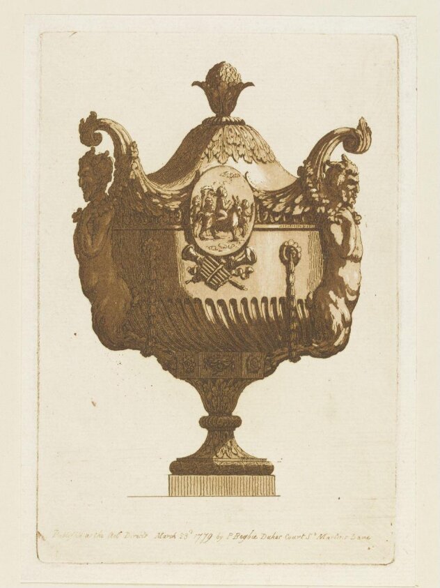 Vases after the Manner of the Antique by P. Begbie (March 23rd 1779) by Patrick Begbie