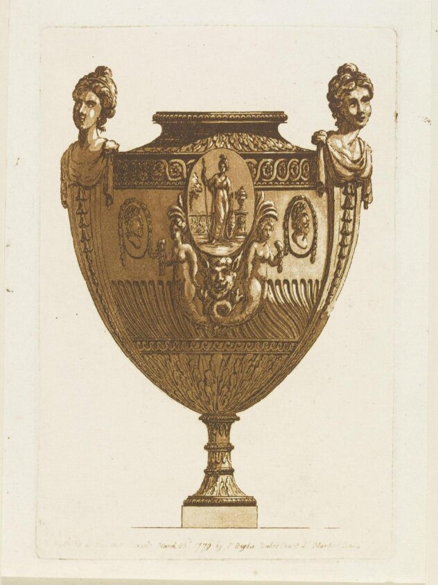 Vases after the Manner of the Antique by P. Begbie (March 23rd 1779) by Patrick Begbie