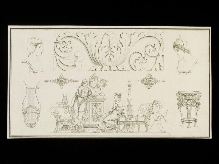 Fragments d'Architecture, Sculpture et Peinture dans le Style antique