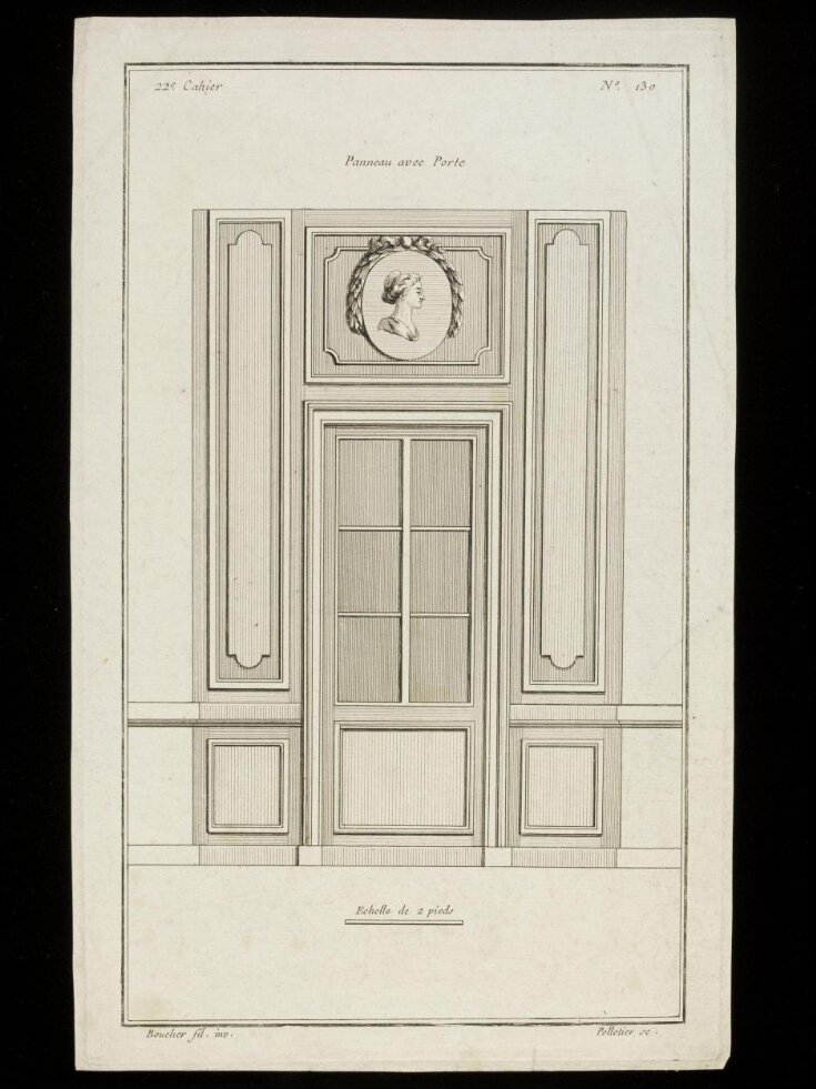 22e Cahier. Panneaux avec portes vitrées top image