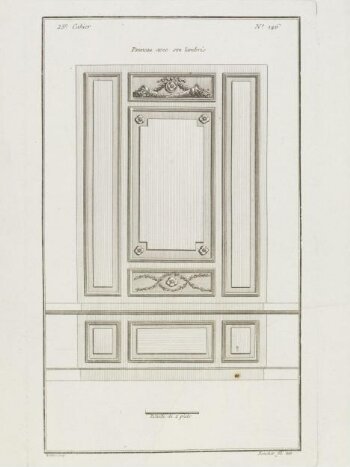 25e Cahier. Panneaux avec lambris