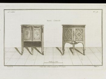 16e Cahier. Demi-commodes et petites Bibliothèques