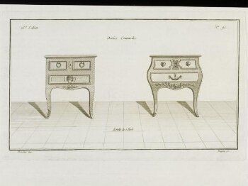 16e Cahier. Demi-commodes et petites Bibliothèques