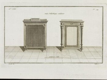 16e Cahier. Demi-commodes et petites Bibliothèques