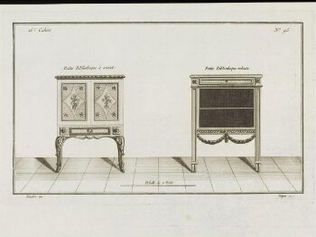 16e Cahier. Demi-commodes et petites Bibliothèques