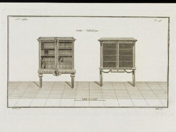 16e Cahier. Demi-commodes et petites Bibliothèques