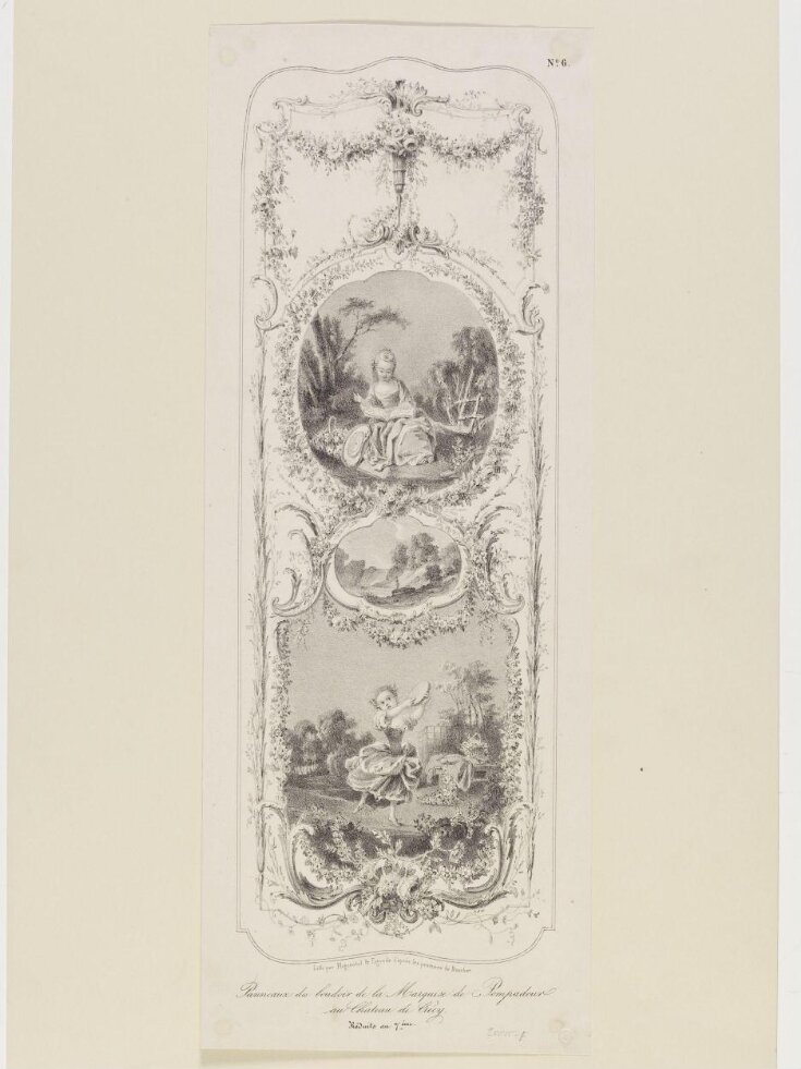 Panneaux du boudoir de la Marquise de Pompadour au Château de Crécy top image