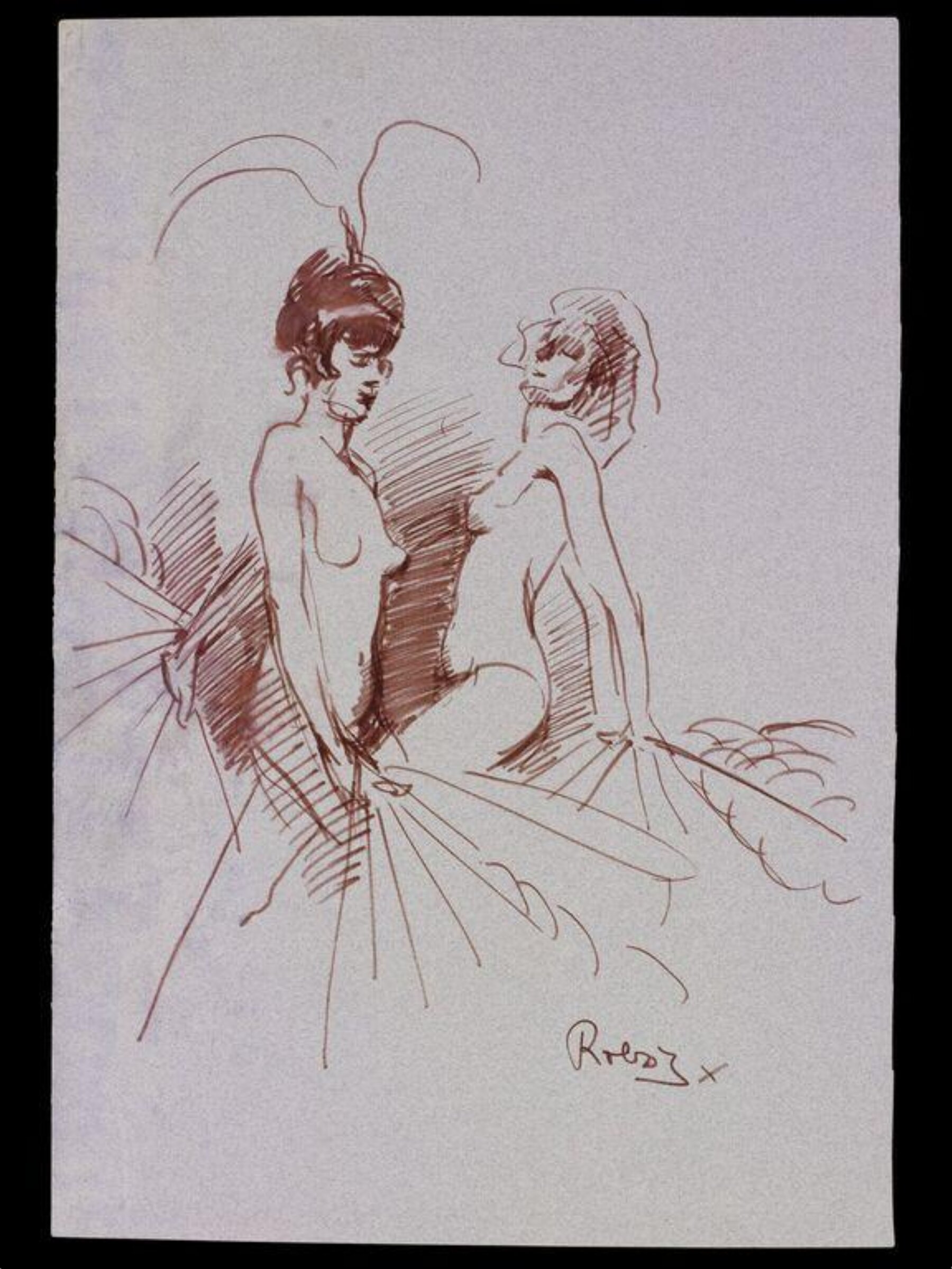 Fan dancers at the Windmill Theatre, Zsuzsi Roboz, 1964