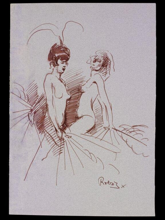 Fan dancers at the Windmill Theatre by Roboz, Zsuzsi
