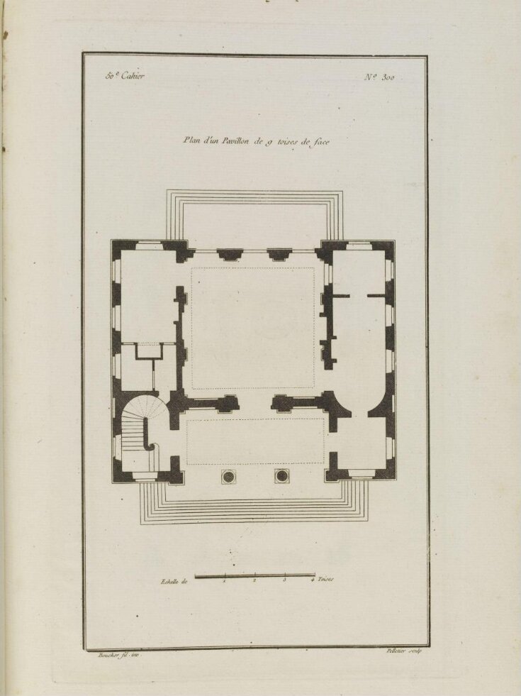 50e Cahier. Plans et Élévations de Pavillons top image
