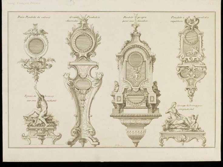 Nouveaux Deisseins de Meubles et Ouvrages de Bronze et de Marqueterie Inventés et gravés par André Charles Boulle top image