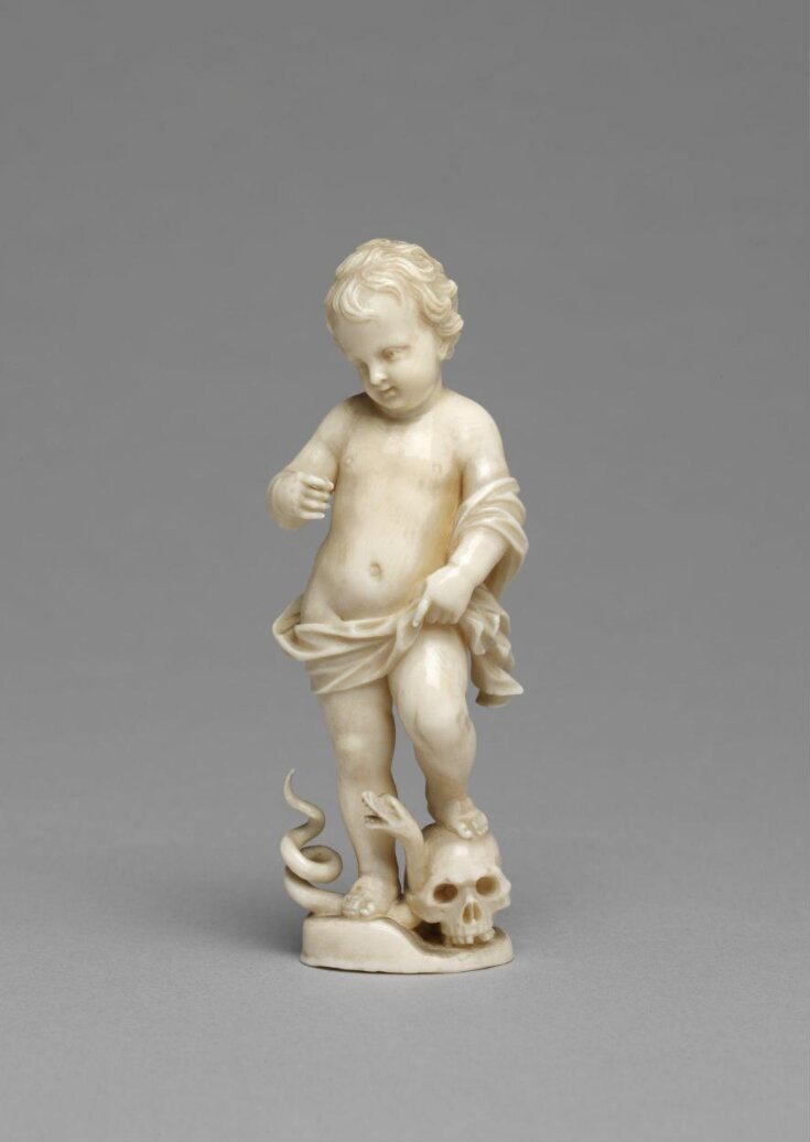 Putto with a skull and serpent (the Christ Child?) top image