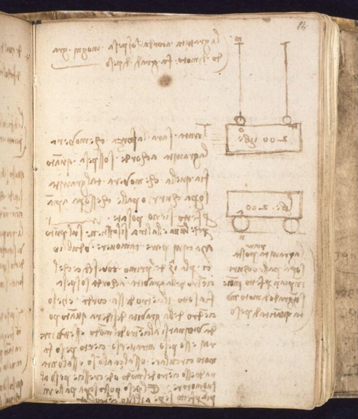 Notebooks of Leonardo da Vinci (1452-1519), vol. II; known as Codex Forster II top image