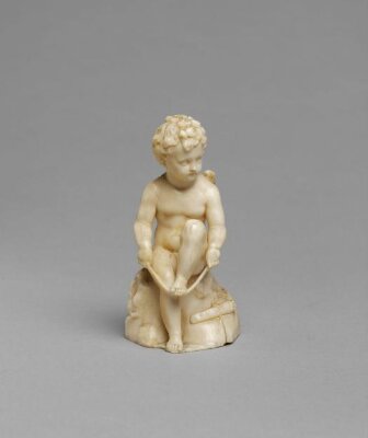 Cupid breaking his bow, Richard Cockle Lucas, ca. 1840 - ca. 1865