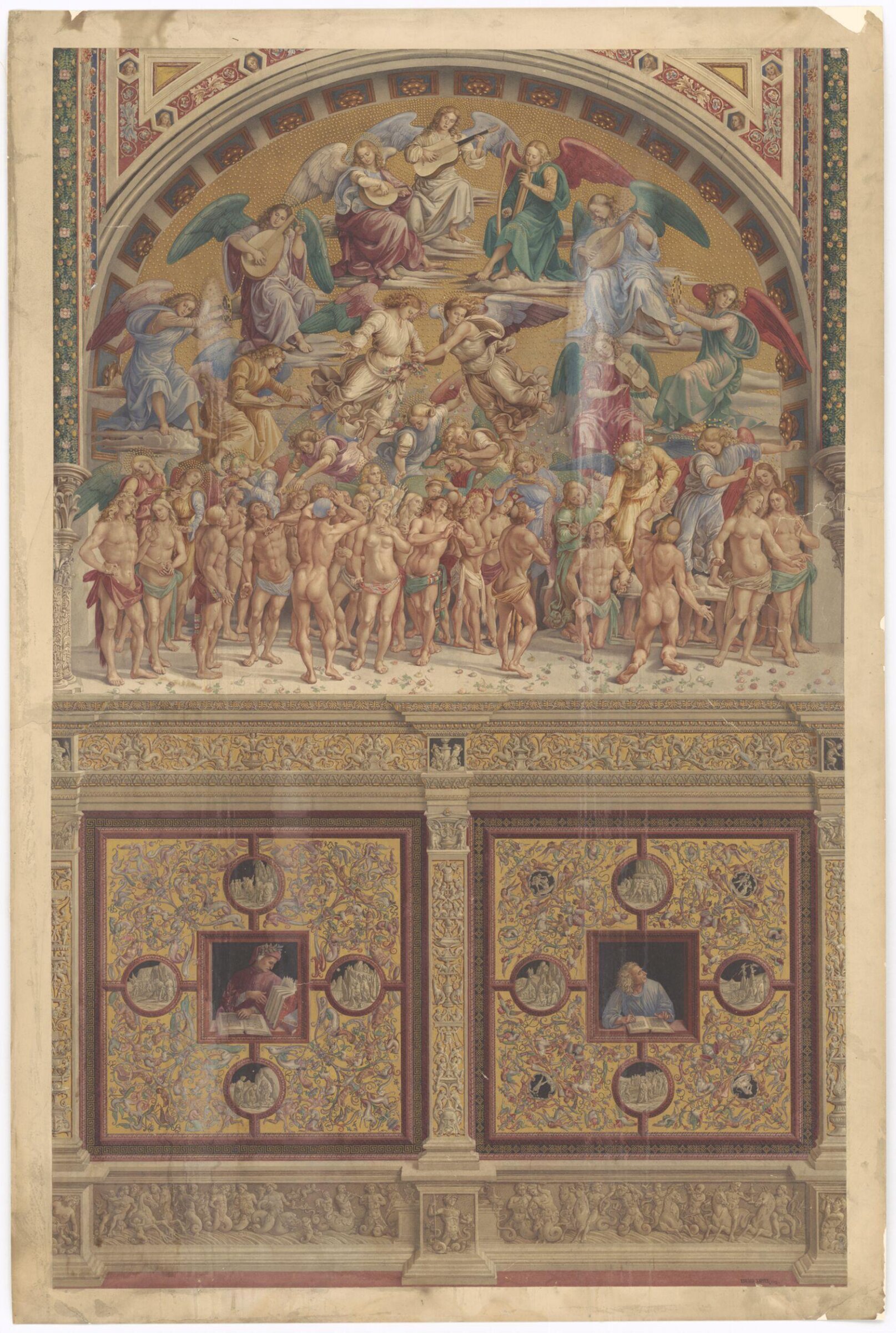 The Blessed in Paradise, Edward Kaiser, ca. 1887