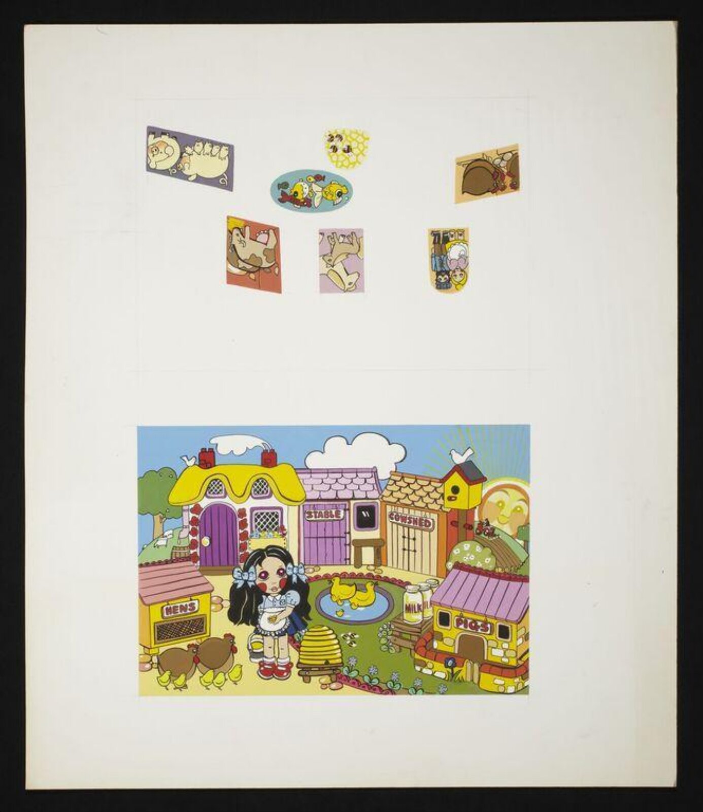Comic Farmyard Scene, 1970 - 1980