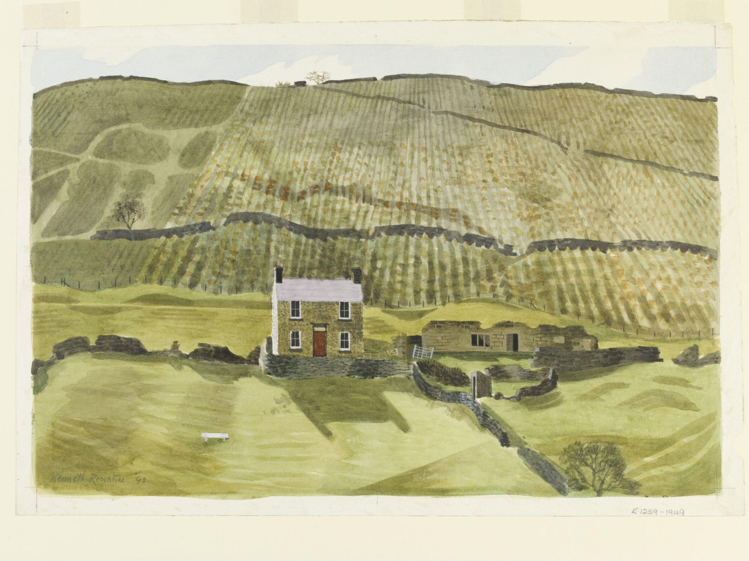 Underbank Farm, Woodlands, Ashdale, Derbyshire, Kenneth Rowntree, 1940