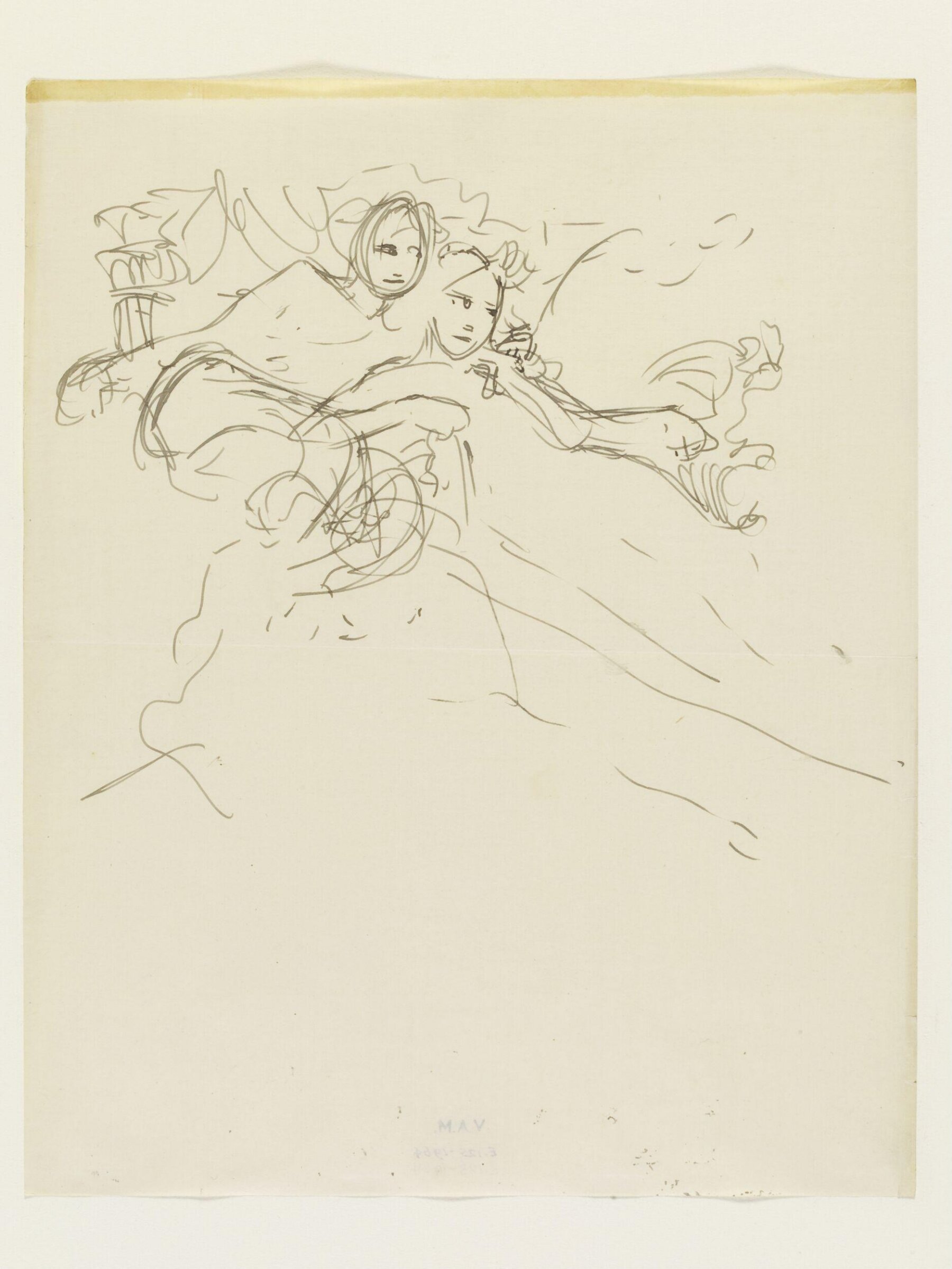 Drawing, Alphonse Mucha, late 19th century - early 20th century