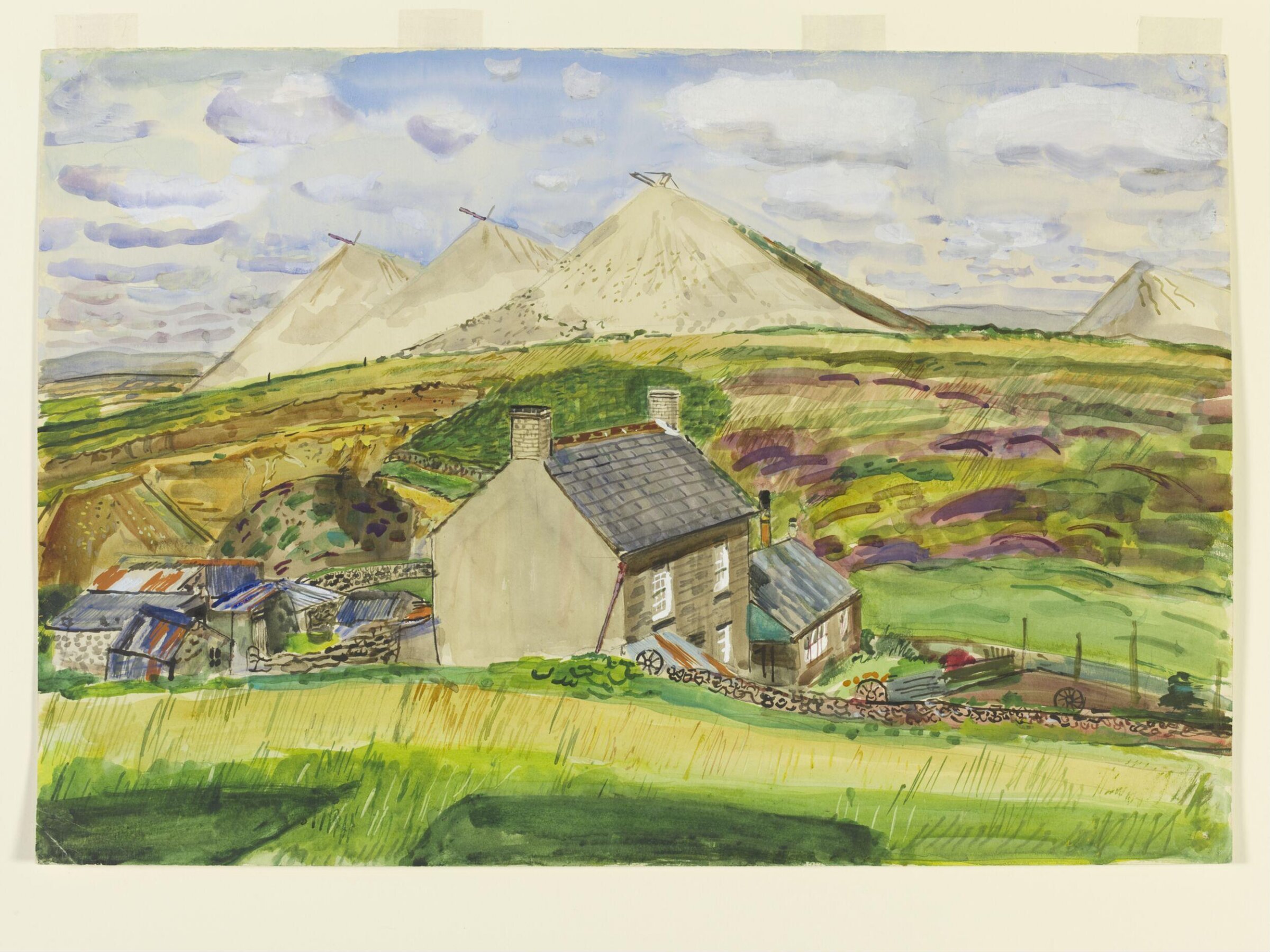 China Clay Works, Great Wheal Prosper, Tresayes, Roche, Ruskin Spear, ca. 1940