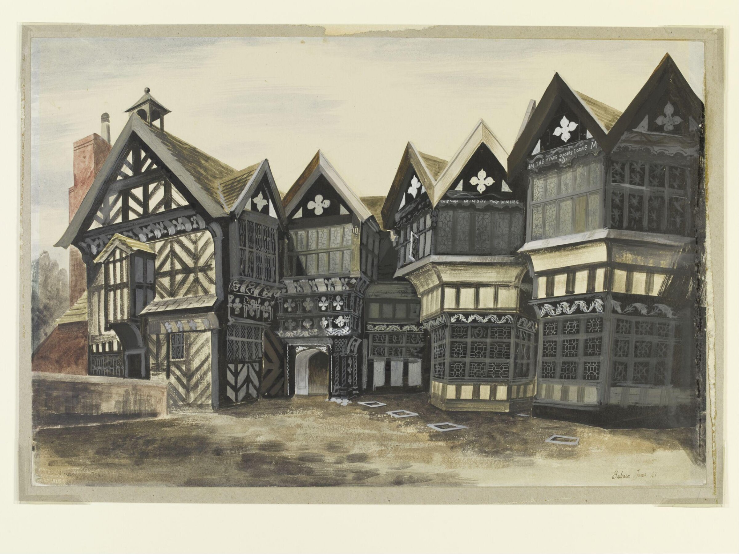 Moreton Old (or Little) Hall, (The Front), Barbara Jones, 1943