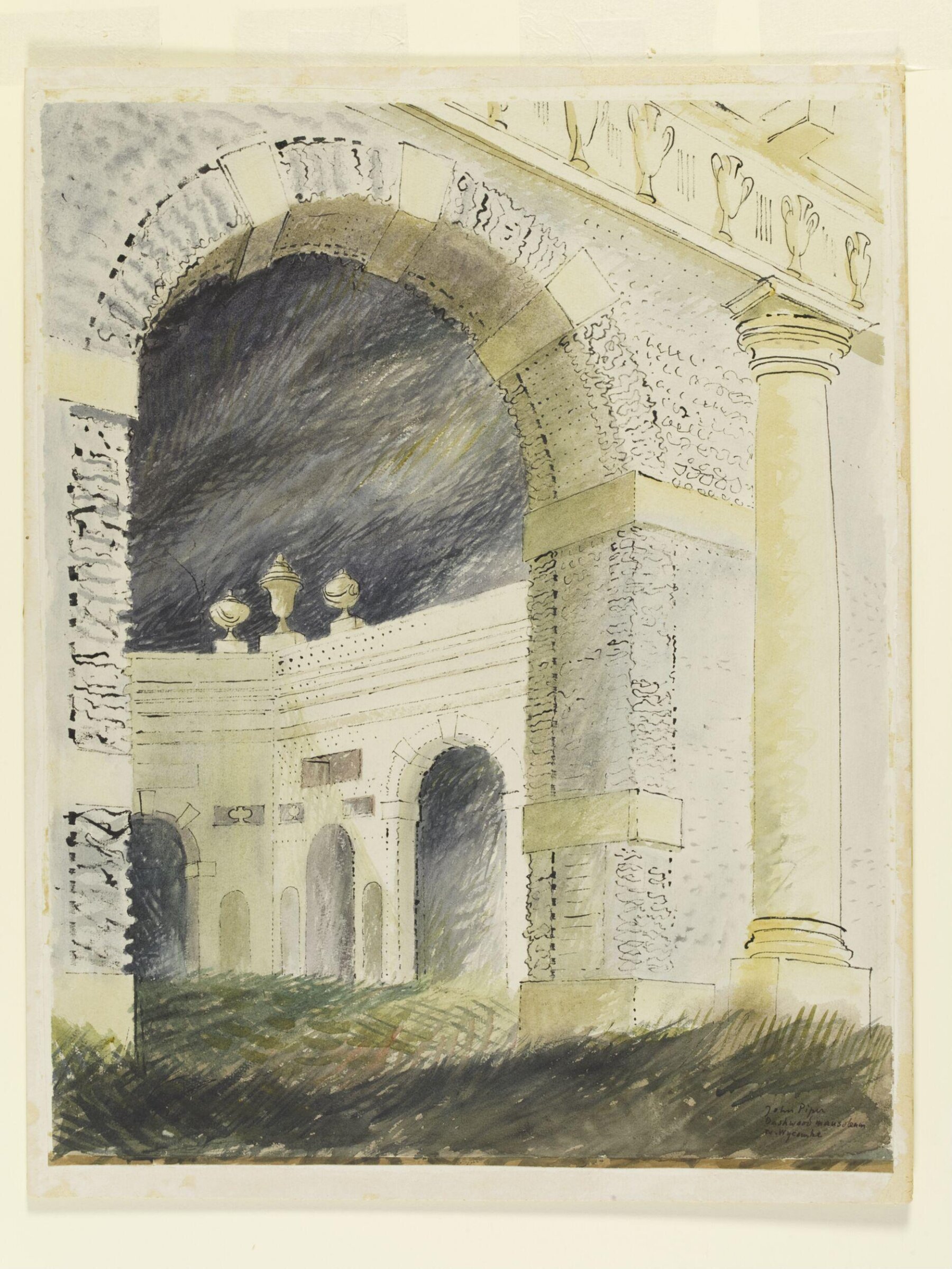 Dashwood Mausoleum, West Wycombe, Piper, ca.1940
