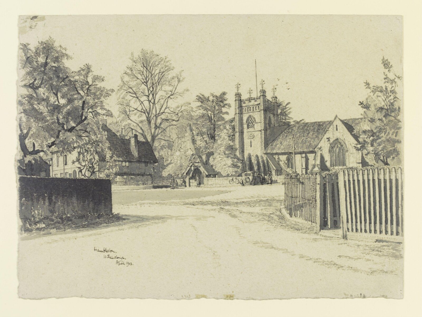 St. Mary-the-Virgin. Hambledon, Fairclough, April 1942