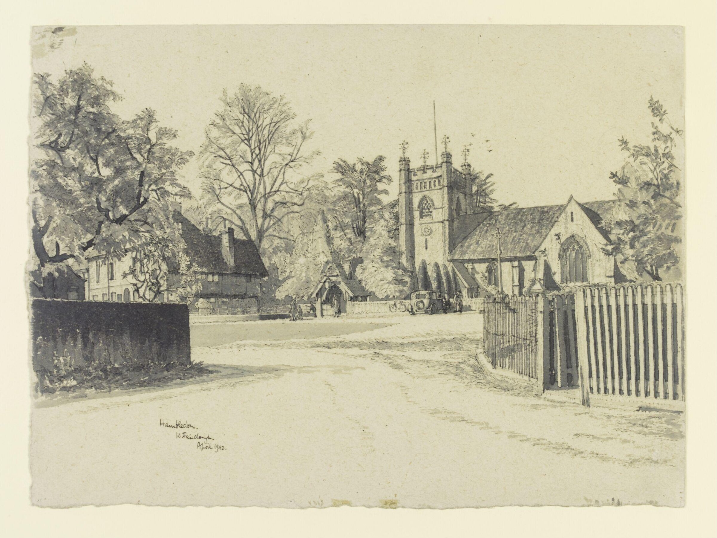 St. Mary-the-Virgin. Hambledon, Fairclough, April 1942