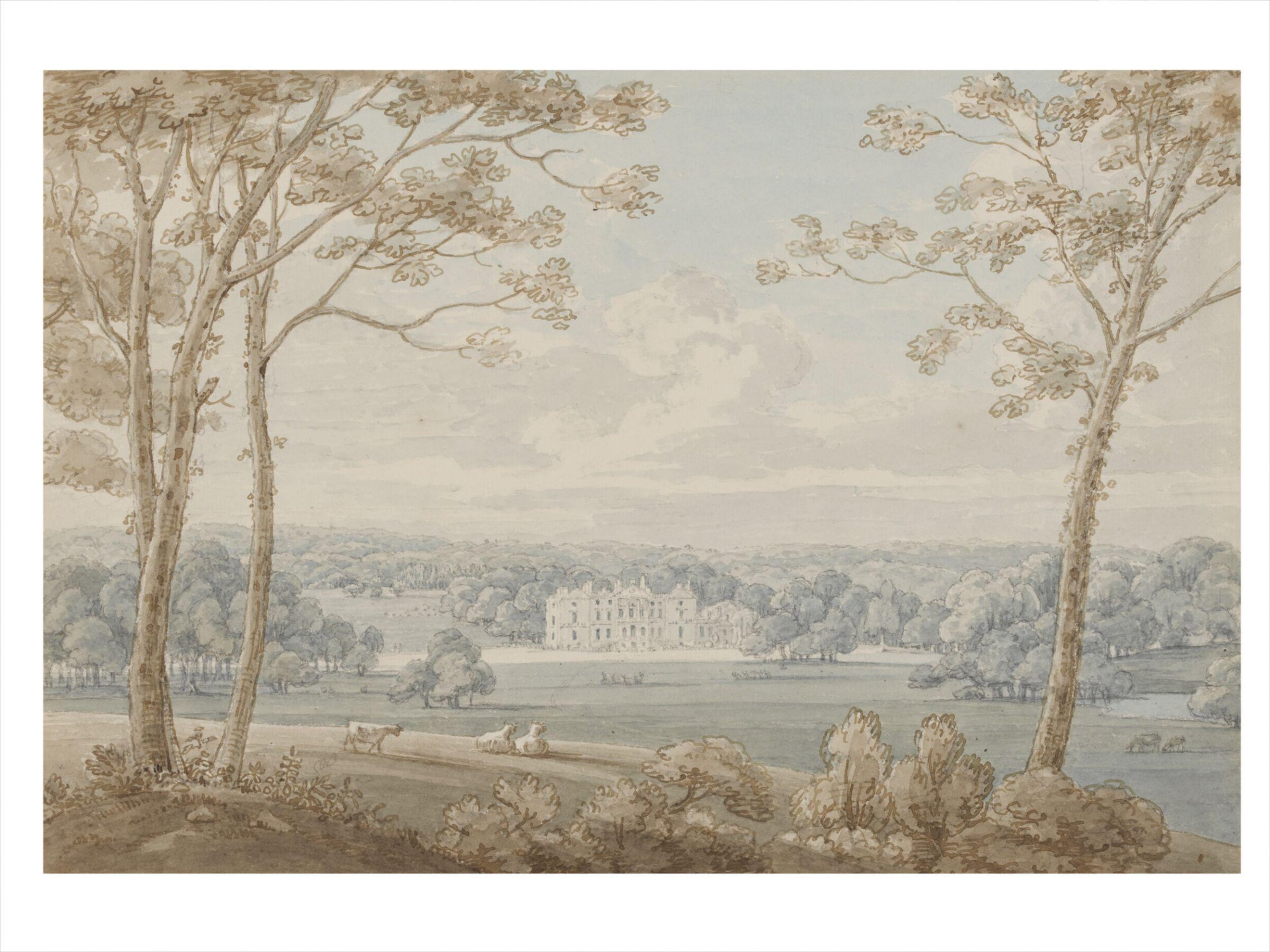 Sandbeck Park, Yorkshire, Thomas Sunderland, 1780-1800