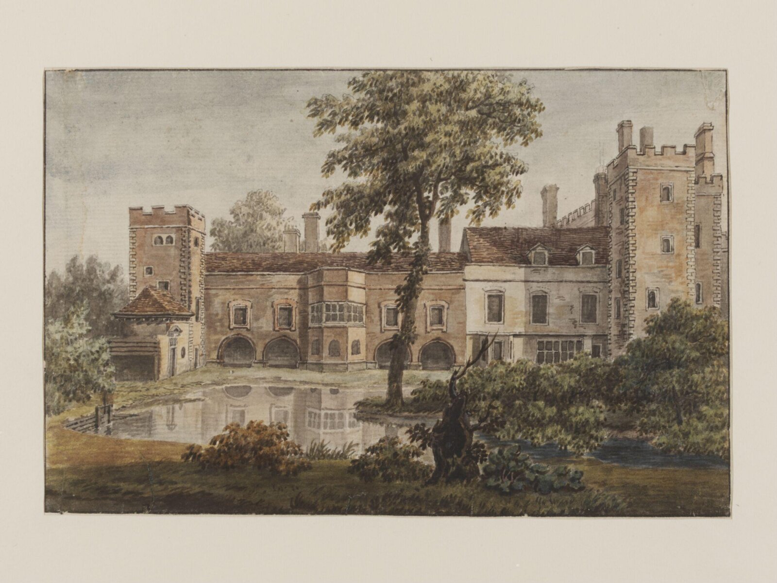The Archbishop's Palace at Lambeth, Jonathan Skelton, 1755