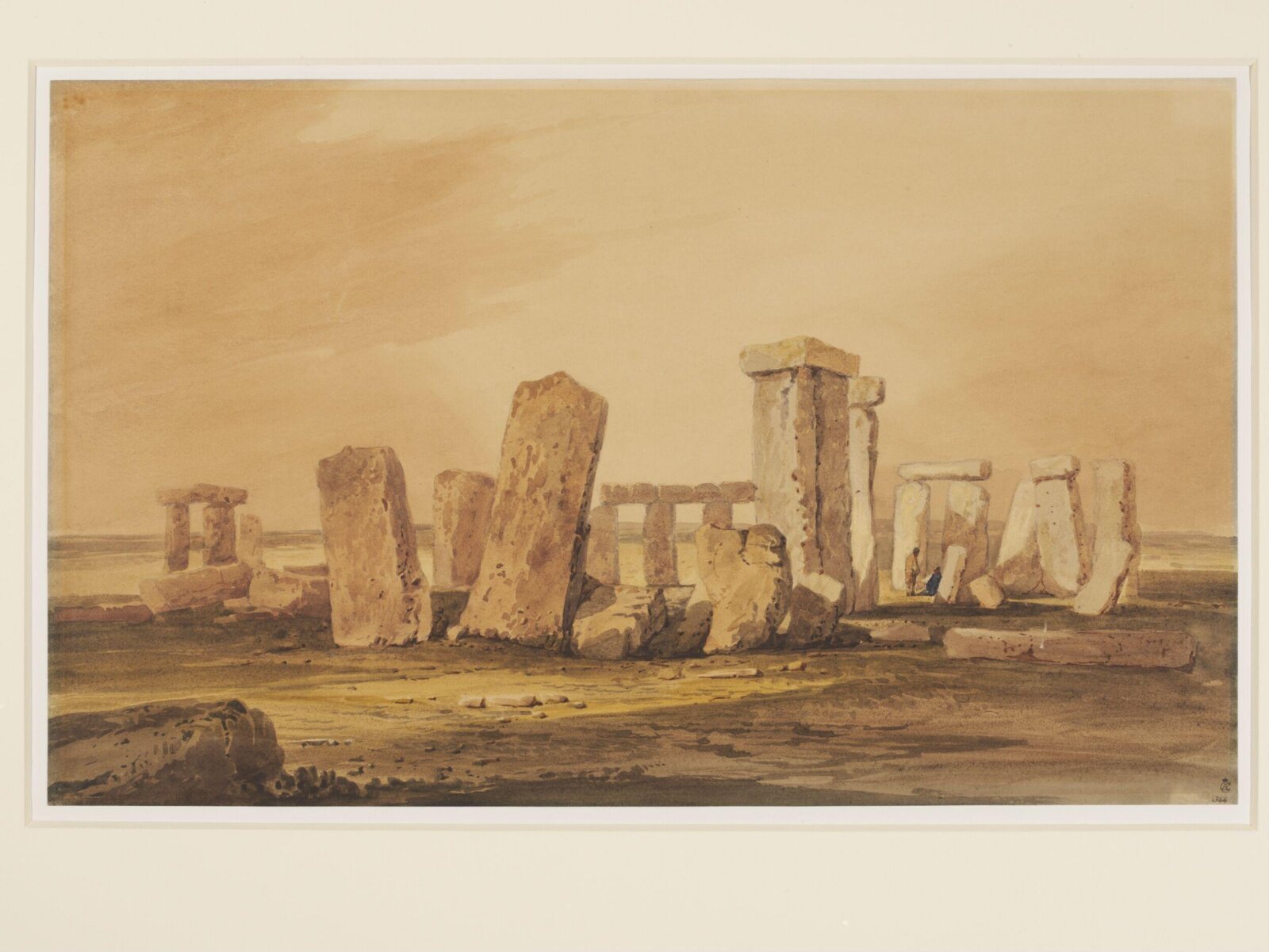 Stonehenge, Samuel Prout, ca. 1805