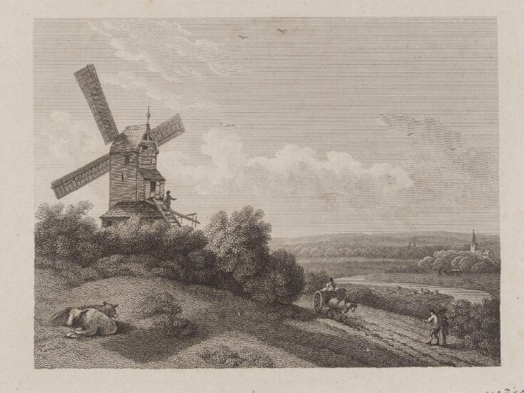 A Windmill at Stoke, Suffolk top image