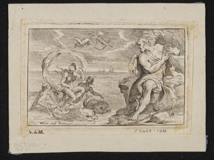 'Venus rising from the sea'. After Agostino Carracci top image