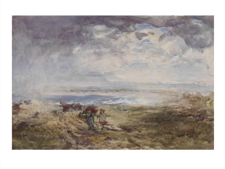 On the Scottish Shore, Coast Scene with Figures top image