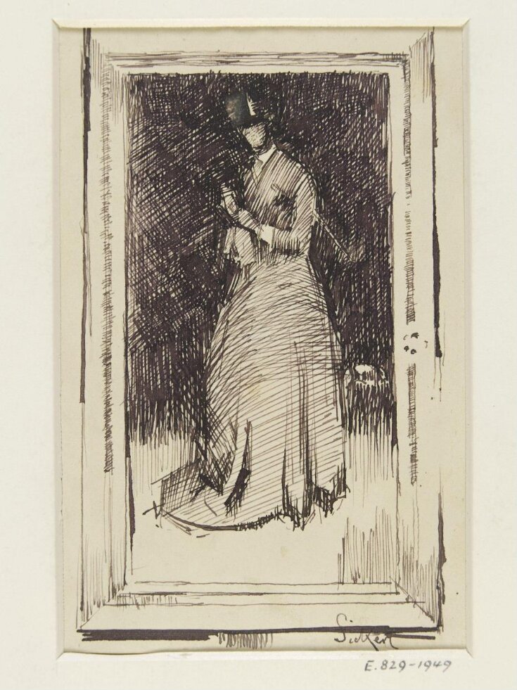 Arrangement in Black No. 8: Portrait of Mrs Cassatt top image
