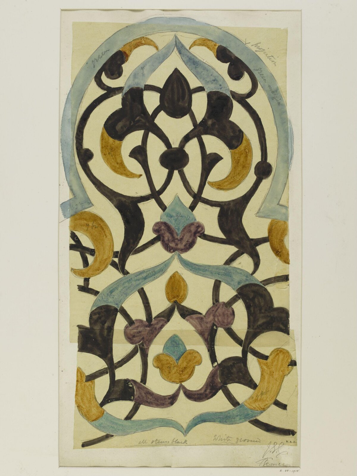 Drawing, John Gregory Crace, circa 1880