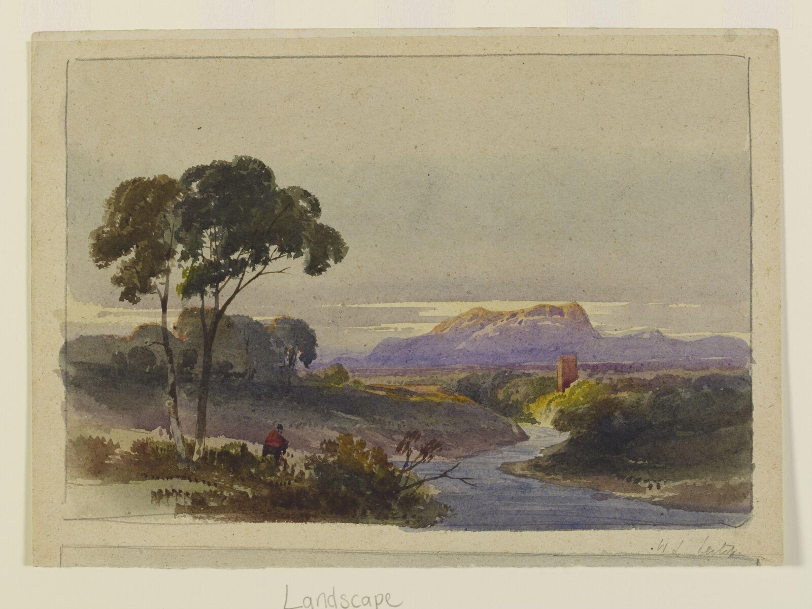 Landscape, Leighton Leitch, ca. 1825-1883