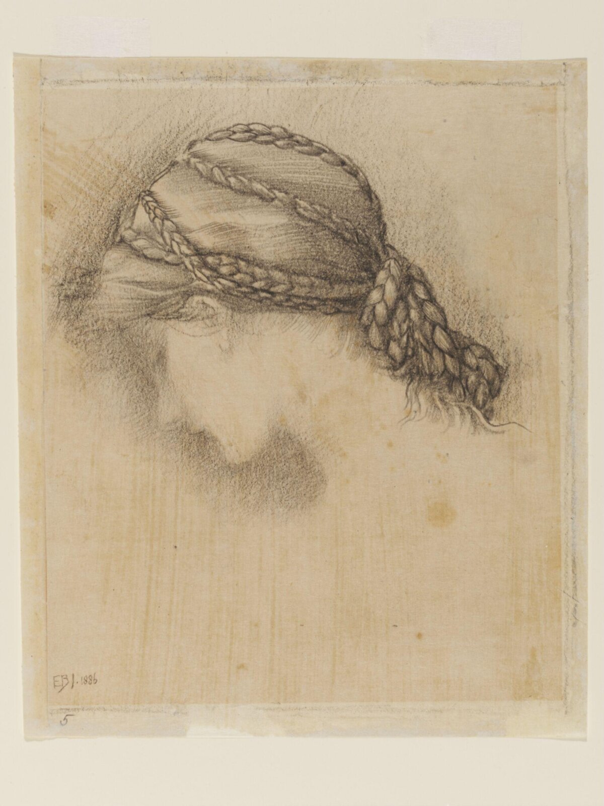 Drawing, Edward Coley Burne-Jones, 1886