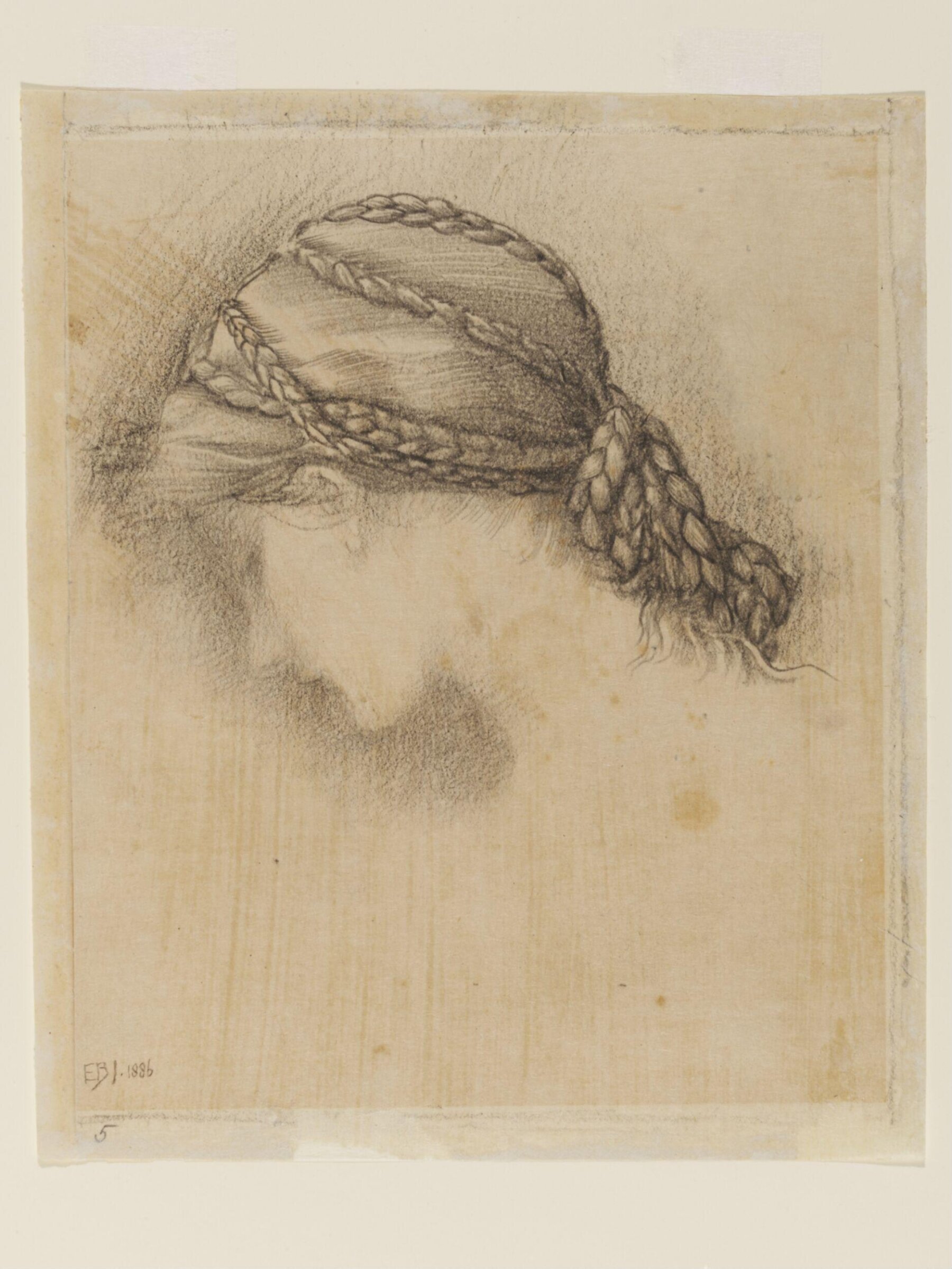 Drawing, Edward Coley Burne-Jones, 1886