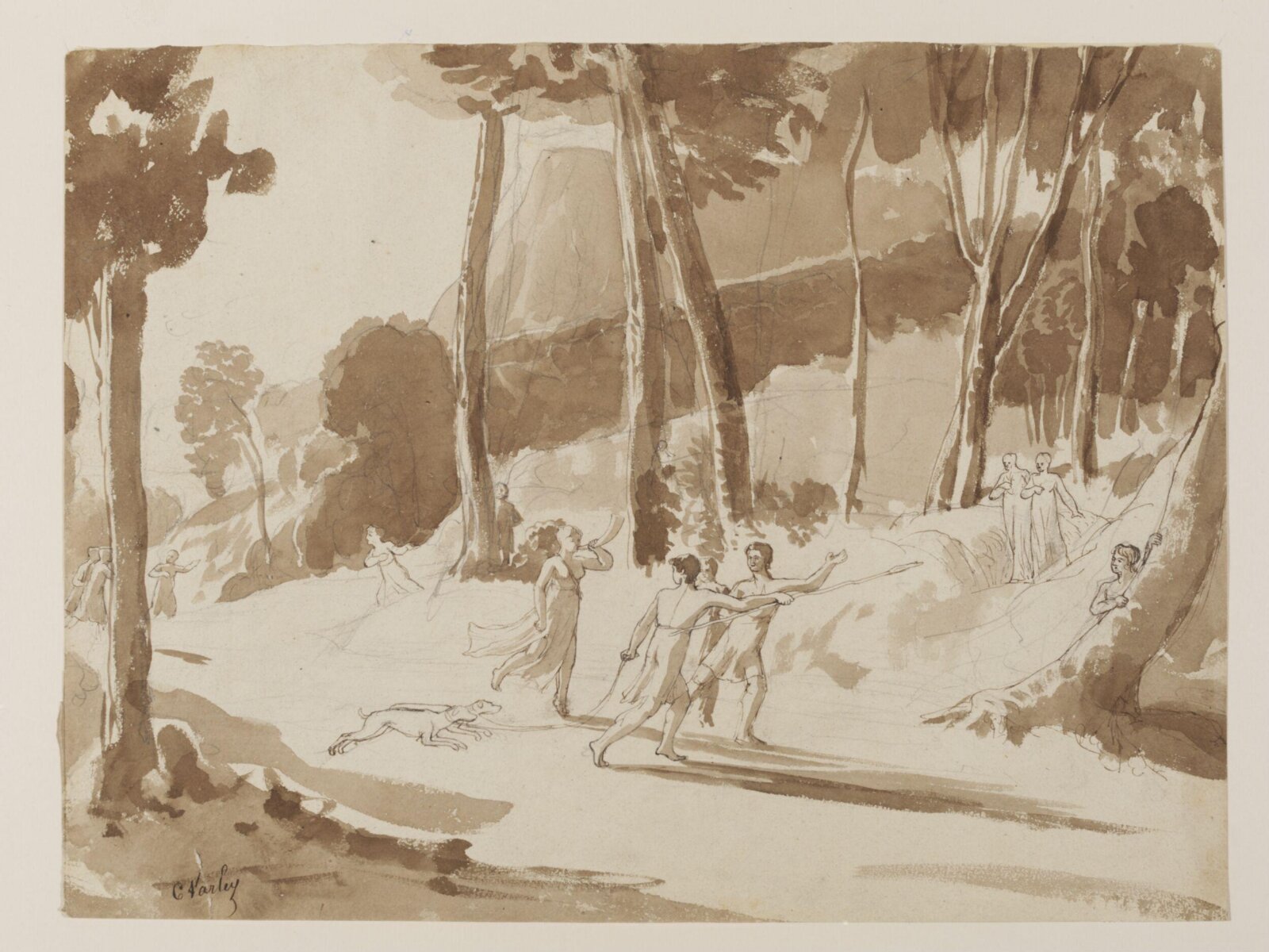 Cheerfulness, Cornelius Varley, ca. 1818-1819
