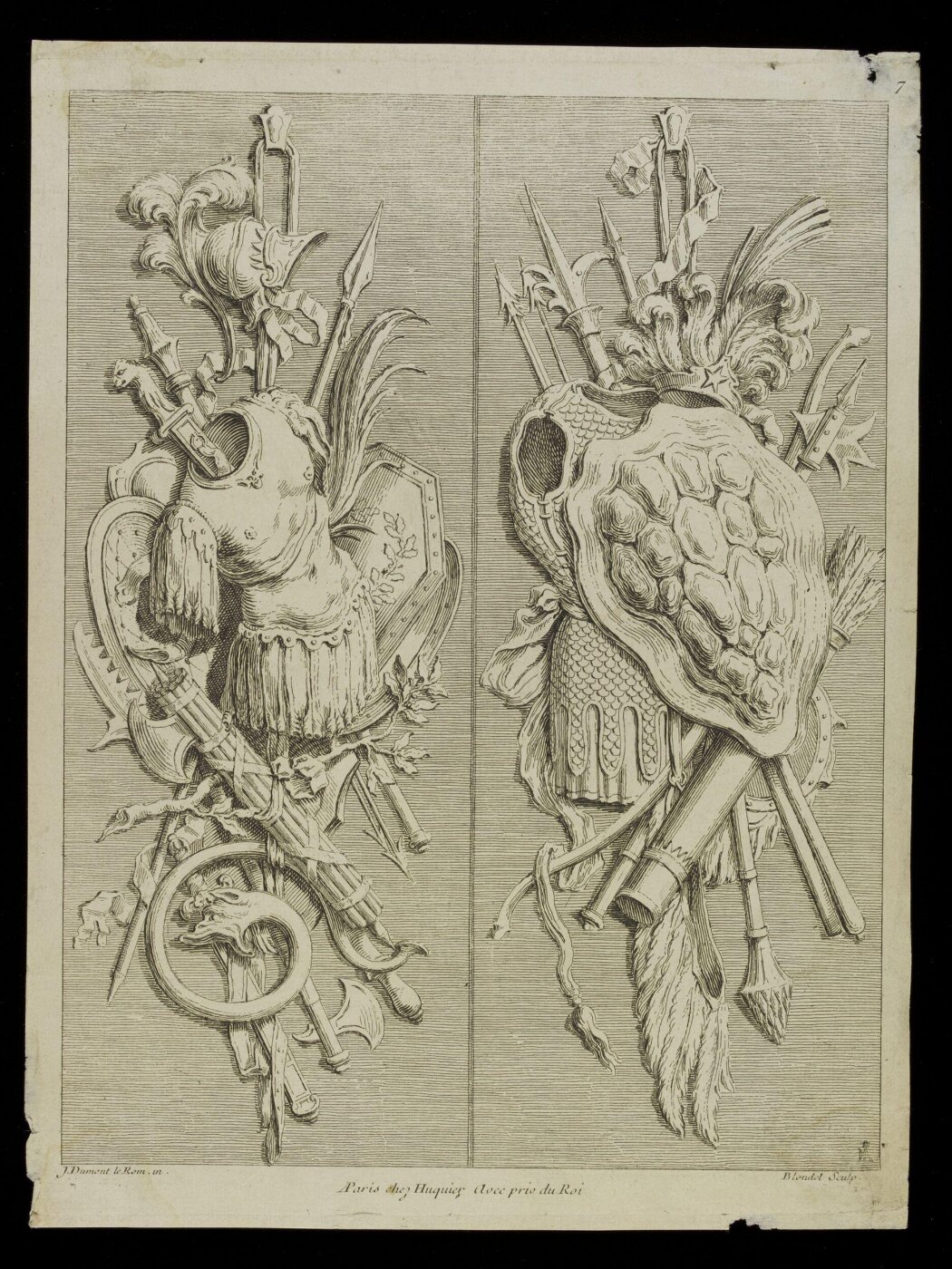 Jacques Dumont (le Romain), Nouveaux Trophéz Inventez Par J. Dumont Le Romain
