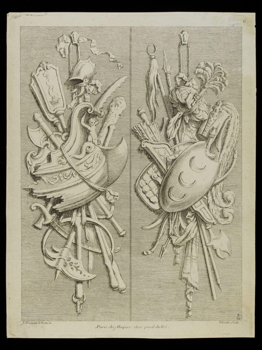 Jacques Dumont (le Romain), Nouveaux Trophéz Inventez Par J. Dumont Le Romain