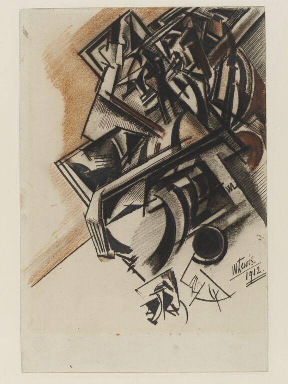 The Courtesan, Wyndham Lewis, 1912