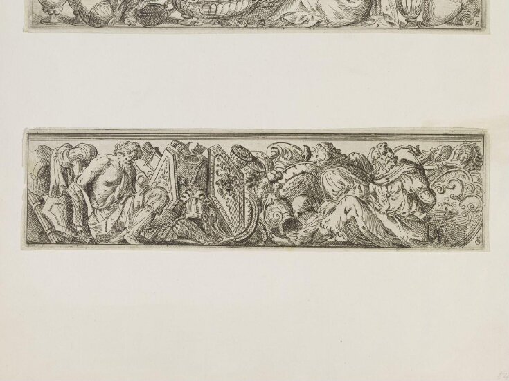 Set of friezes with trophies and figures after Polidoro da Caravaggio top image