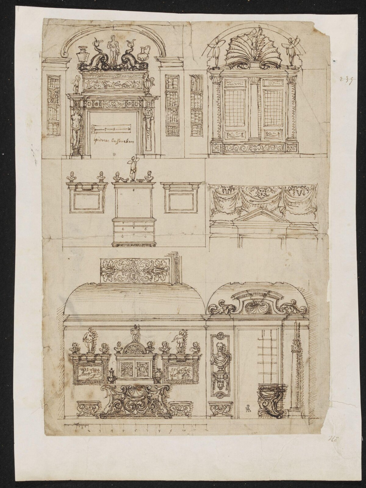 Drawing, John Talman, c. 1711