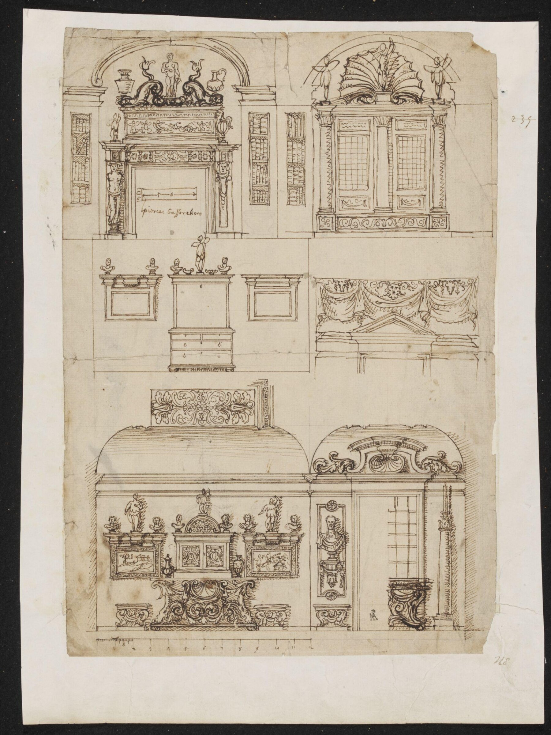 Drawing, John Talman, c. 1711