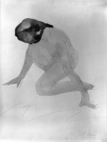 Study of a nude female figure thumbnail 1