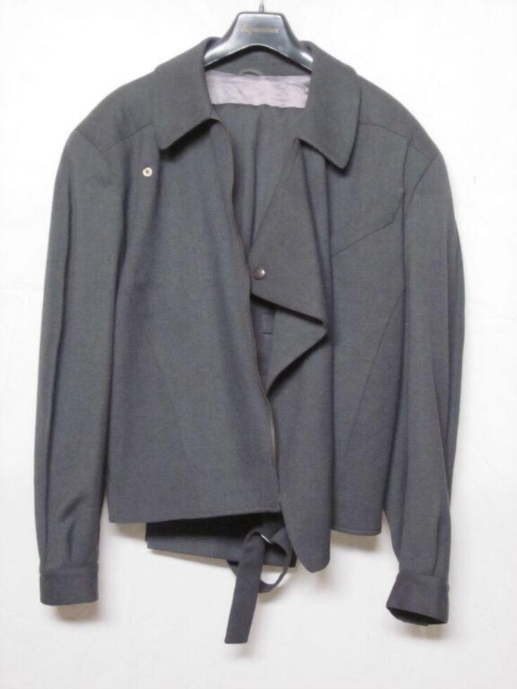 Thierry mugler discount grey wool suit